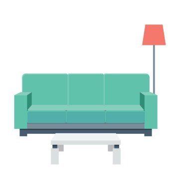  Misafir odası vektör simgesi