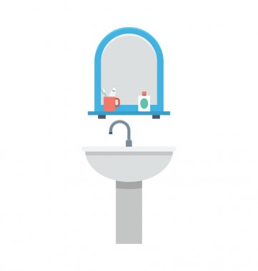  Lavabo vektör simgesi