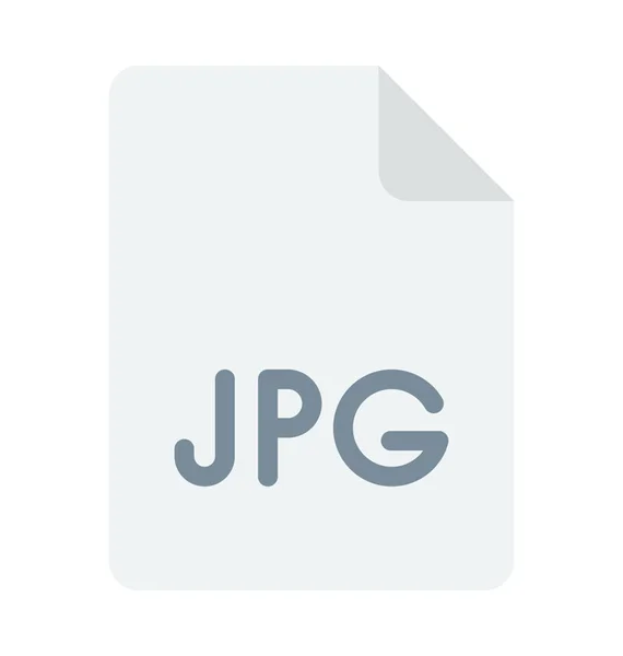 Ícone de vetor de arquivo JPG — Vetor de Stock