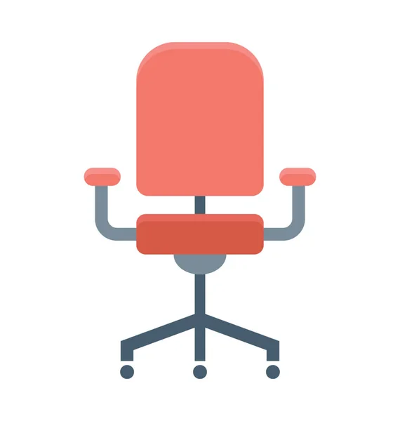 Otočná židle vektorové ikony — Stockový vektor