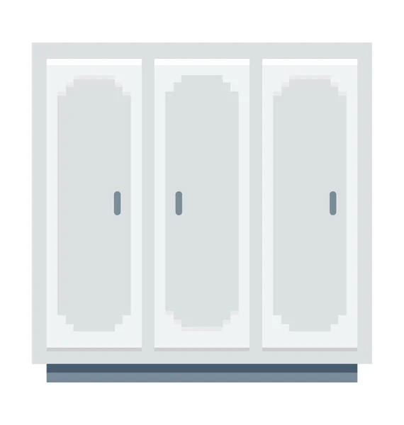 Wardrobe Vector Icon — Stock Vector