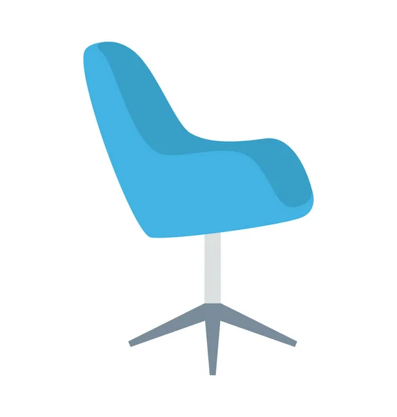 Otočná židle vektorové ikony — Stockový vektor