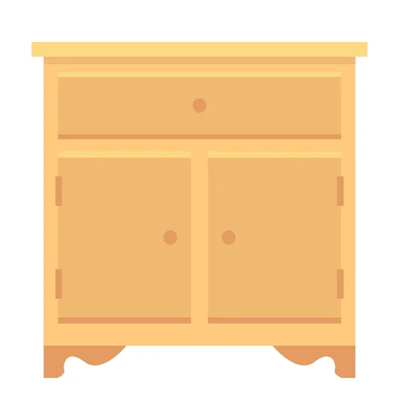 Cabinets Vector Icon — Stock Vector
