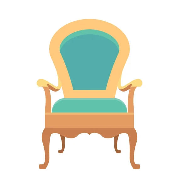 Sandalye vektör simgesi — Stok Vektör