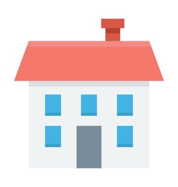  Kulübe vektör simgesi