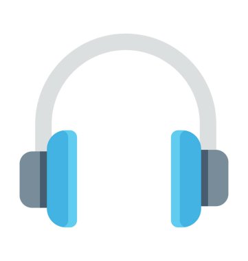  Kulaklık vektör simgesi 