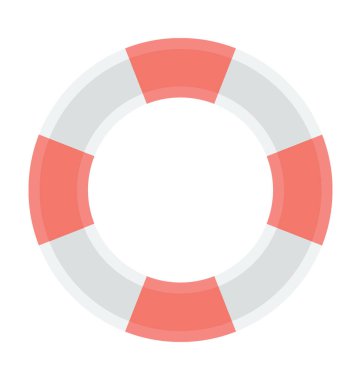  Hayat şamandıra vektör simgesi 