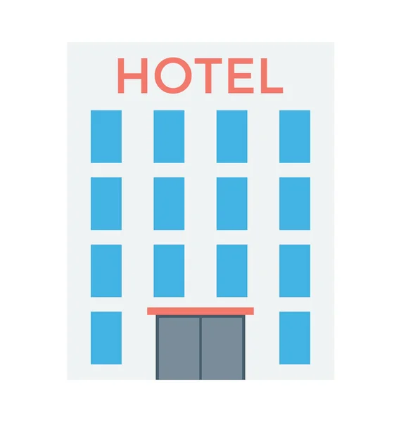 Icona vettore dell'hotel — Vettoriale Stock