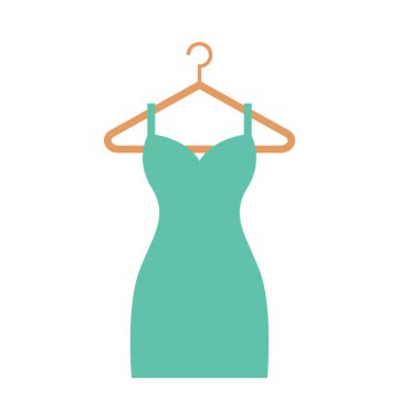  Parti elbise vektör simgesi 