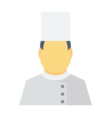  Şef vektör simgesi 