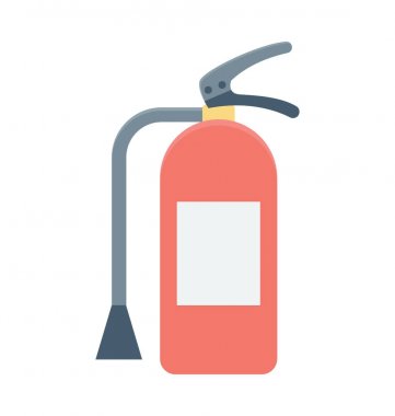  Yangın söndürme vektör simgesini ateşle 