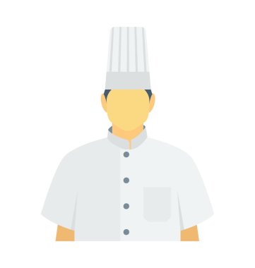  Şef vektör simgesi 