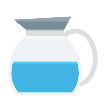 Sürahi renkli vektör simgesi