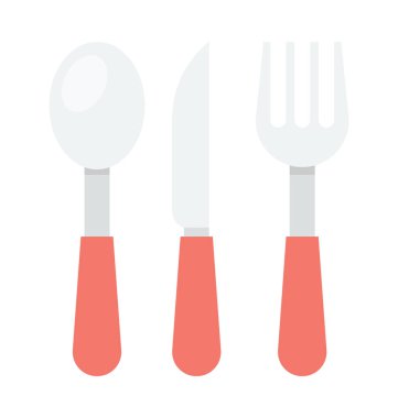   Çatal bıçak vektör simgesi