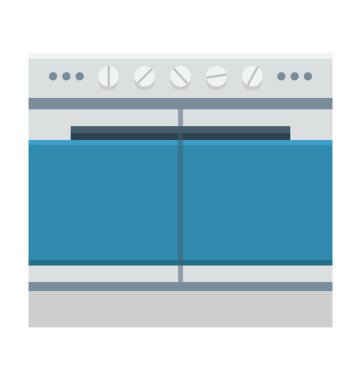  Pişirme aralığı vektör simgesi