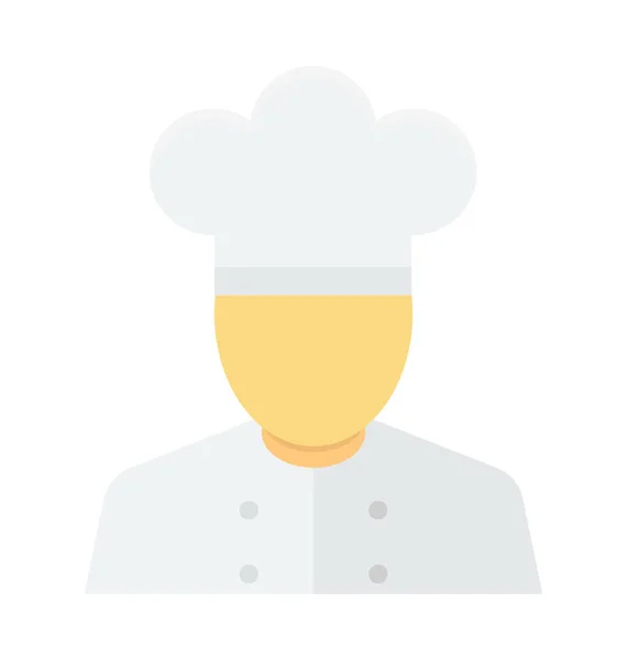 Chef icône vectorielle — Image vectorielle