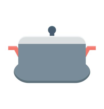  Pişirme Pan vektör simgesi