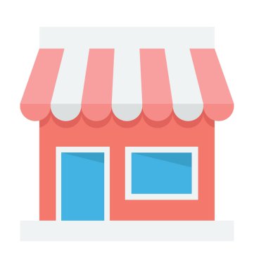  Dükkanı vektör simgesi 
