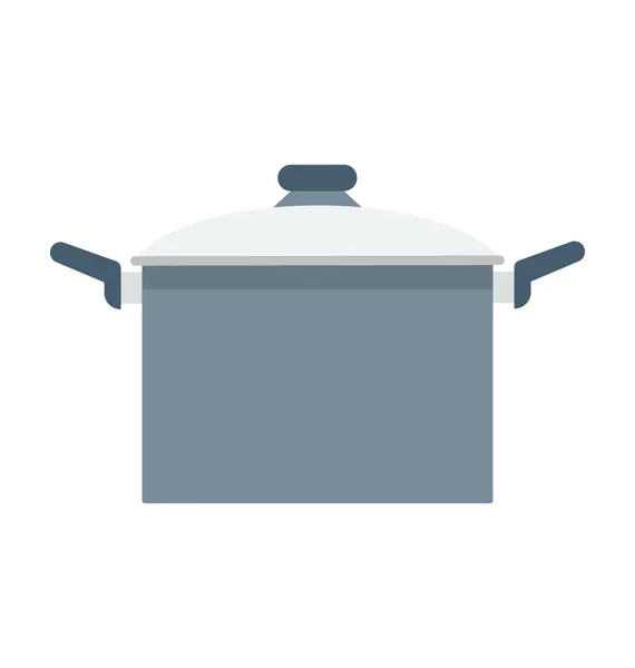 Koken Pan Vector Icon — Stockvector