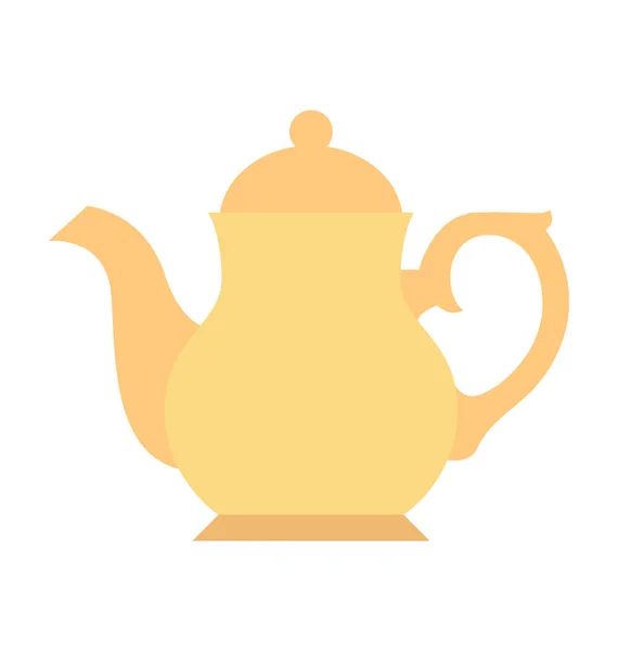 Teekannen-Vektor-Symbol — Stockvektor