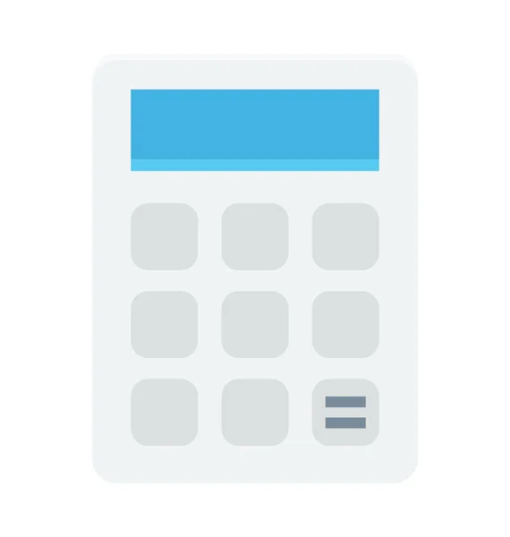 Ícone de vetor calculadora — Vetor de Stock