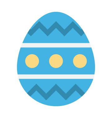  Paskalya yumurtası vektör simgesi