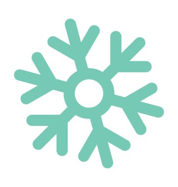  Kar Tanesi vektör simgesi