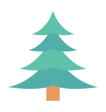  Noel ağacı vektör simgesi