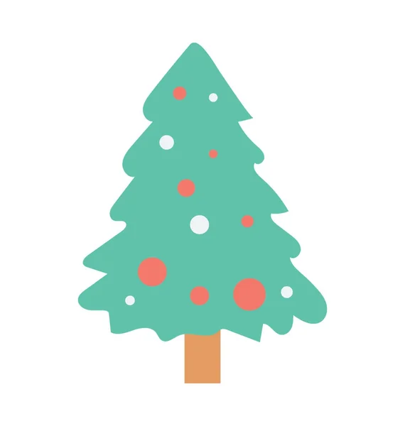 Weihnachtsbaum-Vektorsymbol — Stockvektor
