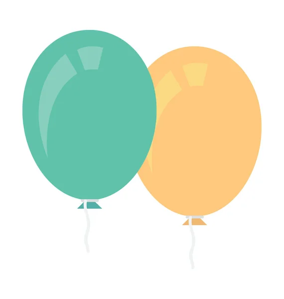 Ballonnen vector pictogram — Stockvector