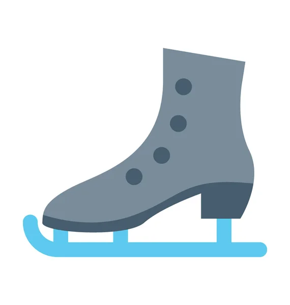 Icona vettoriale pattini su ghiaccio — Vettoriale Stock