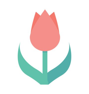  Gül vektör simgesi 