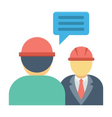 Vektör simge renkli iletişim