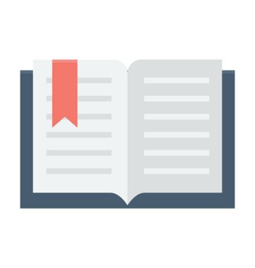 Kitap vektör simgesini aç