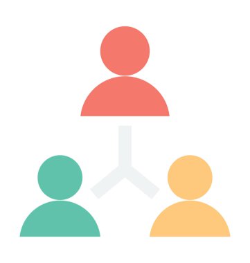 Vektör simge renkli takım