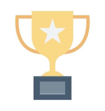 Yıldız Trophy vektör simgesi