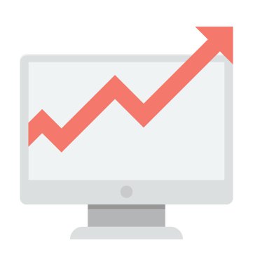 Çevrimiçi grafik vektör simgesi