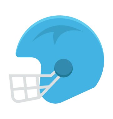 Kask renkli vektör simgesi