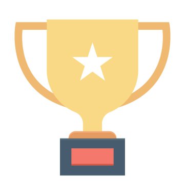 Yıldız Trophy vektör simgesi
