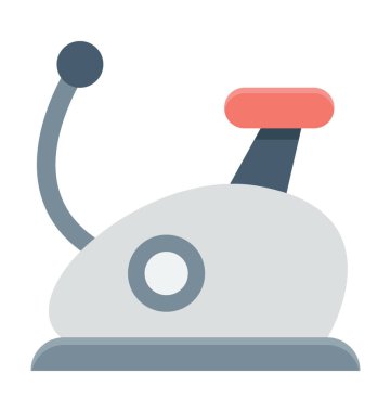 Kardiyo makine vektör simgesi 