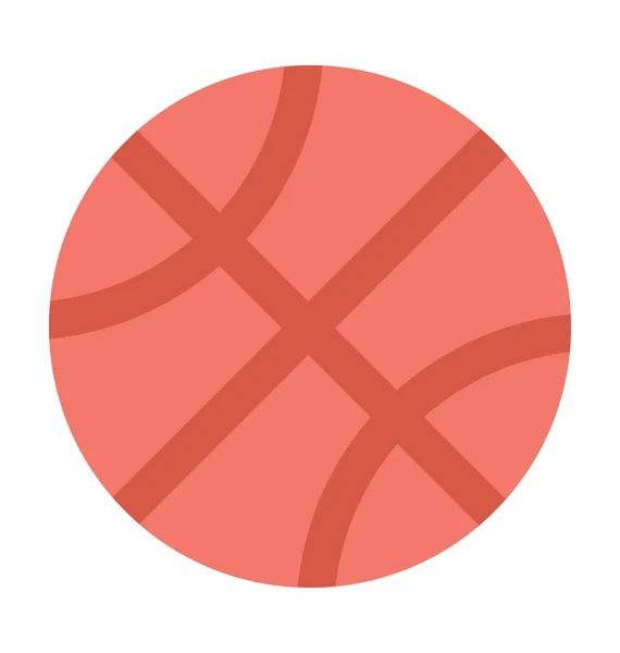 Dribbel Bal Vector Icon — Stockvector