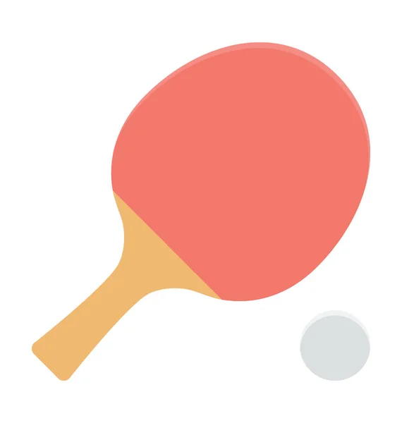 Tennis Bat Vector Icon — Stock Vector