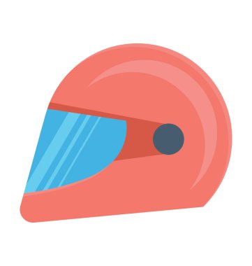 Kask renkli vektör simgesi