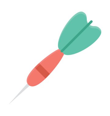 Dart renkli vektör simgesi