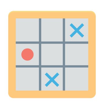 Tic tac Toe vektör simgesi