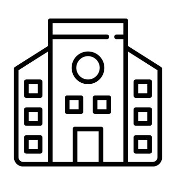  Okul vektör simgesi 