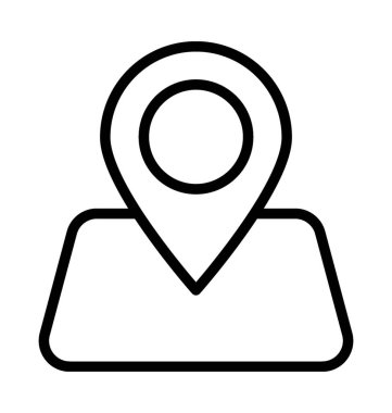  Konum pin vektör simgesi 