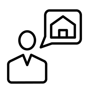  sohbet balonu vektör simgesi 