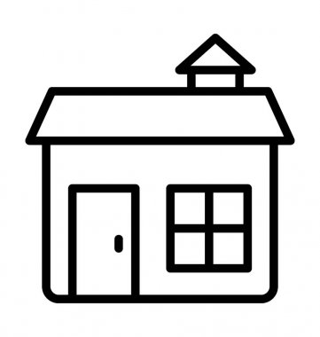  Villa vektör simgesi 