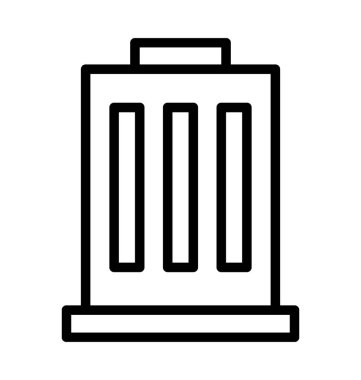  ticari yapı vektörü simgesi